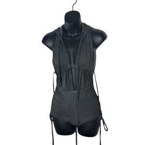 Dolls kill darker wavs downbeat hopped romper festival rave burner new